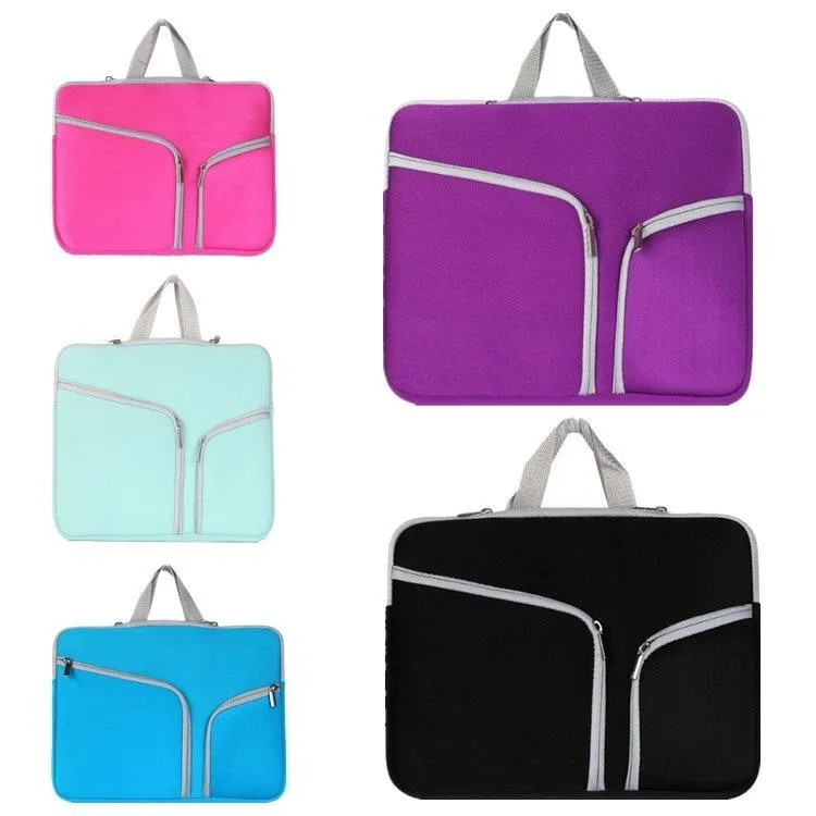 15.6 Inch Multi-Pocket Laptop Liner Bag For Diving Material Computer