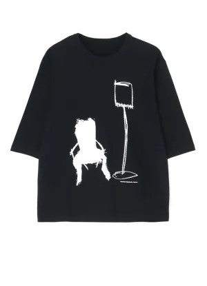 20/1 COMBED JERSEY CHAIR PRINT 3/4 SLEEVE SHIRT