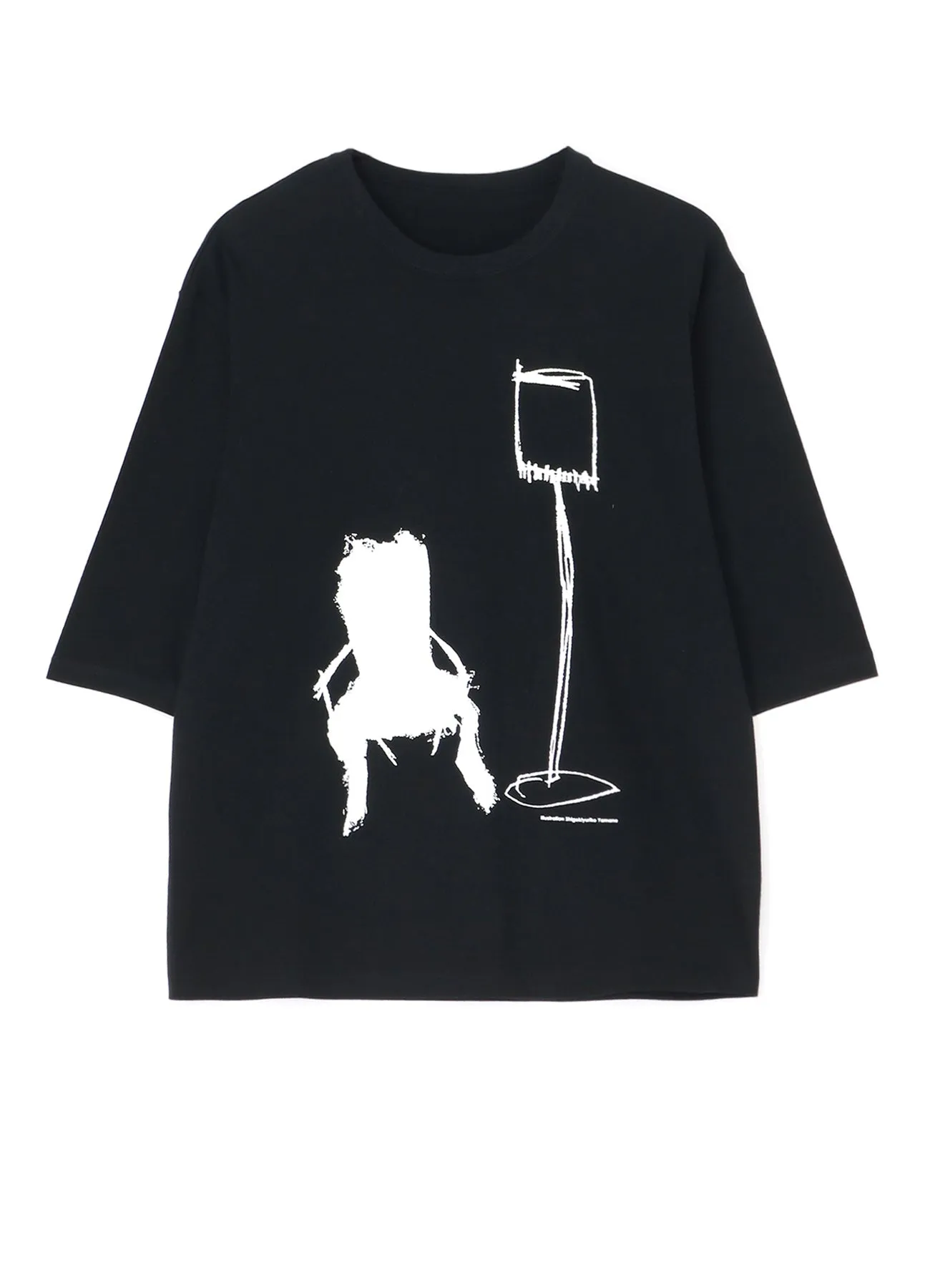20/1 COMBED JERSEY CHAIR PRINT 3/4 SLEEVE SHIRT
