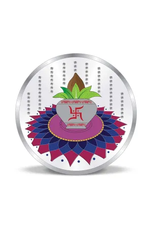 999 Kalash Pure Silver 20 Grams Coin ( Design 18)