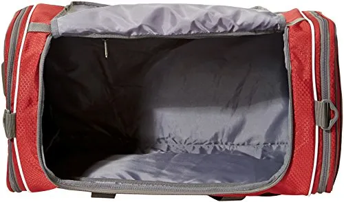 Amazonbasics Sports Duffel - Small, Red