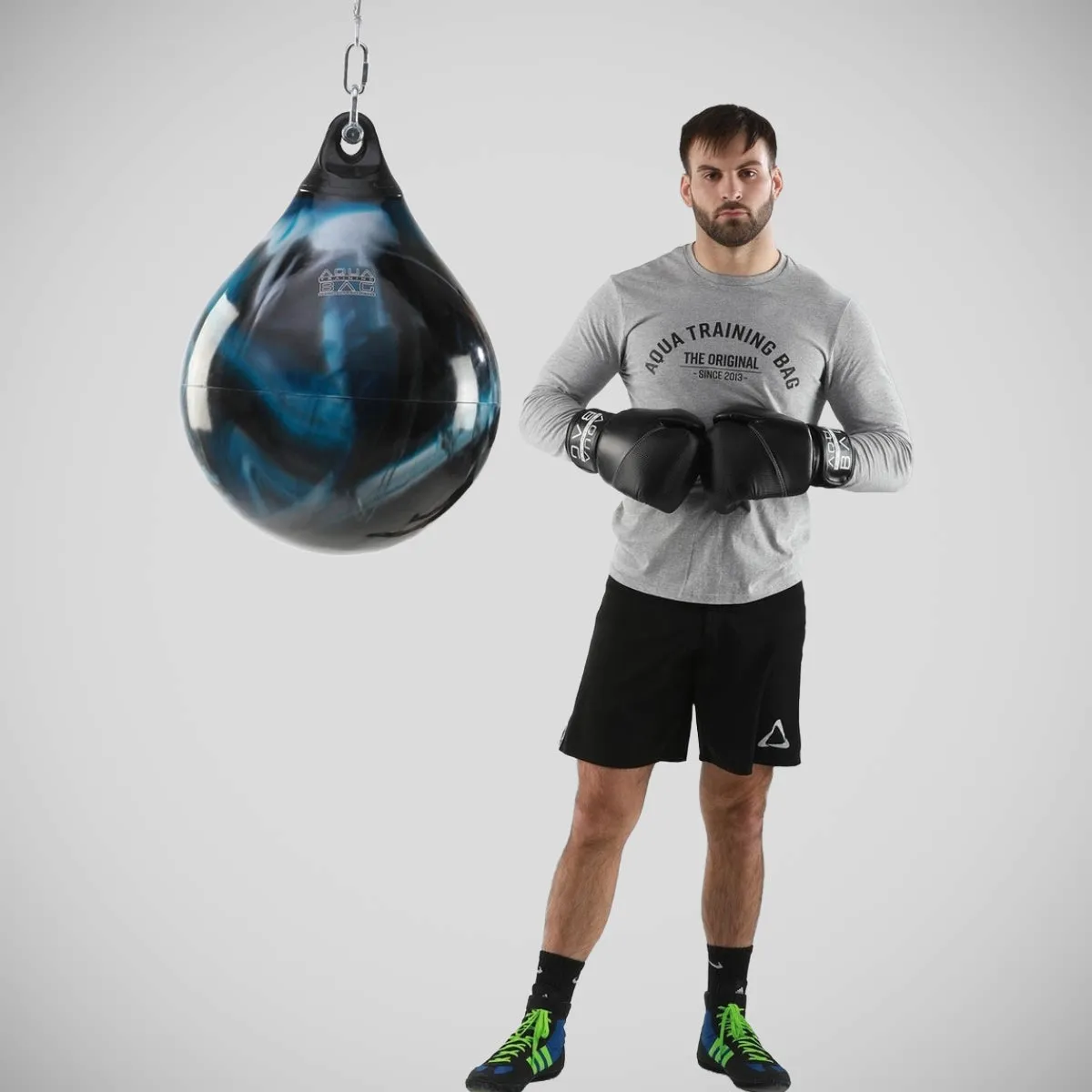 Aqua 15" 75lb Energy Punching Bag Blue