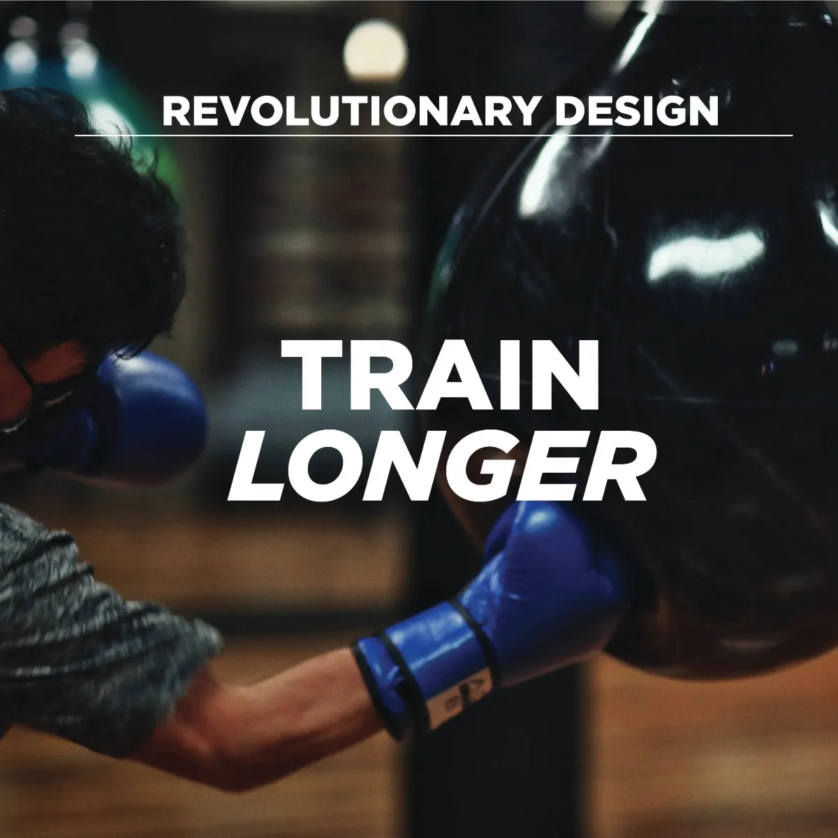 Aqua 15" 75lb Energy Punching Bag Blue