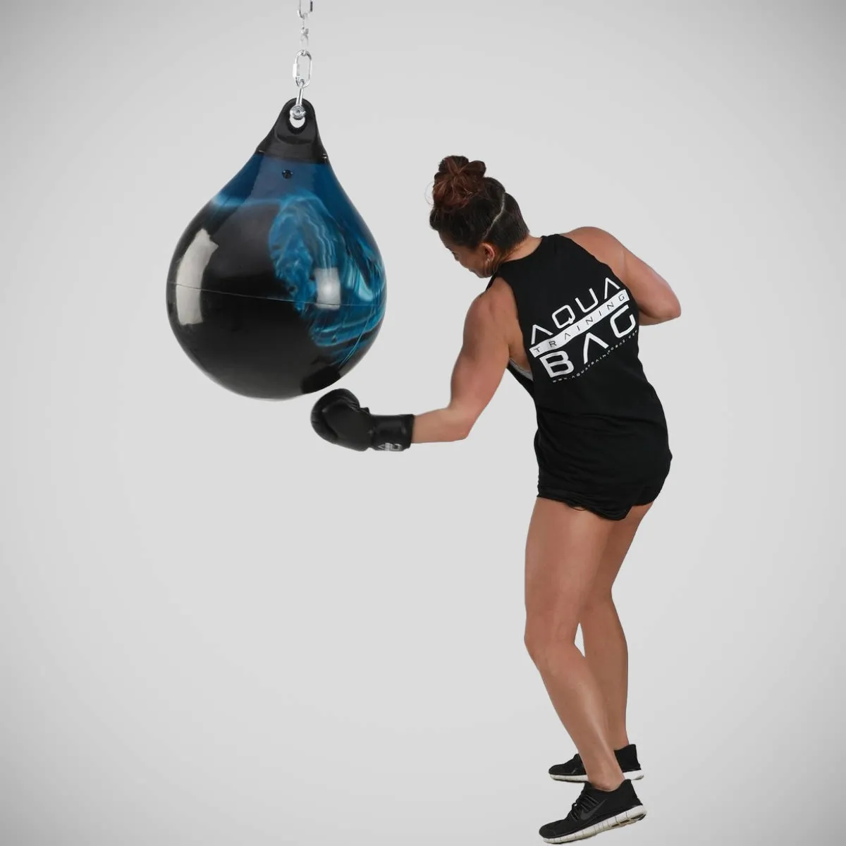 Aqua 15" 75lb Energy Punching Bag Blue