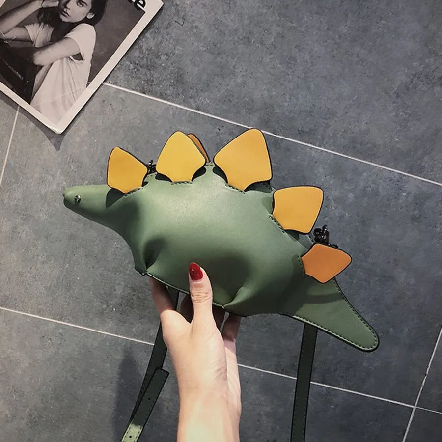 Creative Chameleon Cartoon Handbags Flap 3D Funny Dinosaur Animal Messenger Bag Panelled Shoulder Crossbody Bags for women 2020
