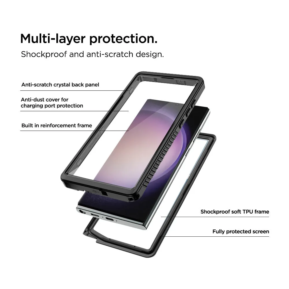 Eiger Avalanche Case for Samsung Galaxy S24 Ultra in Black