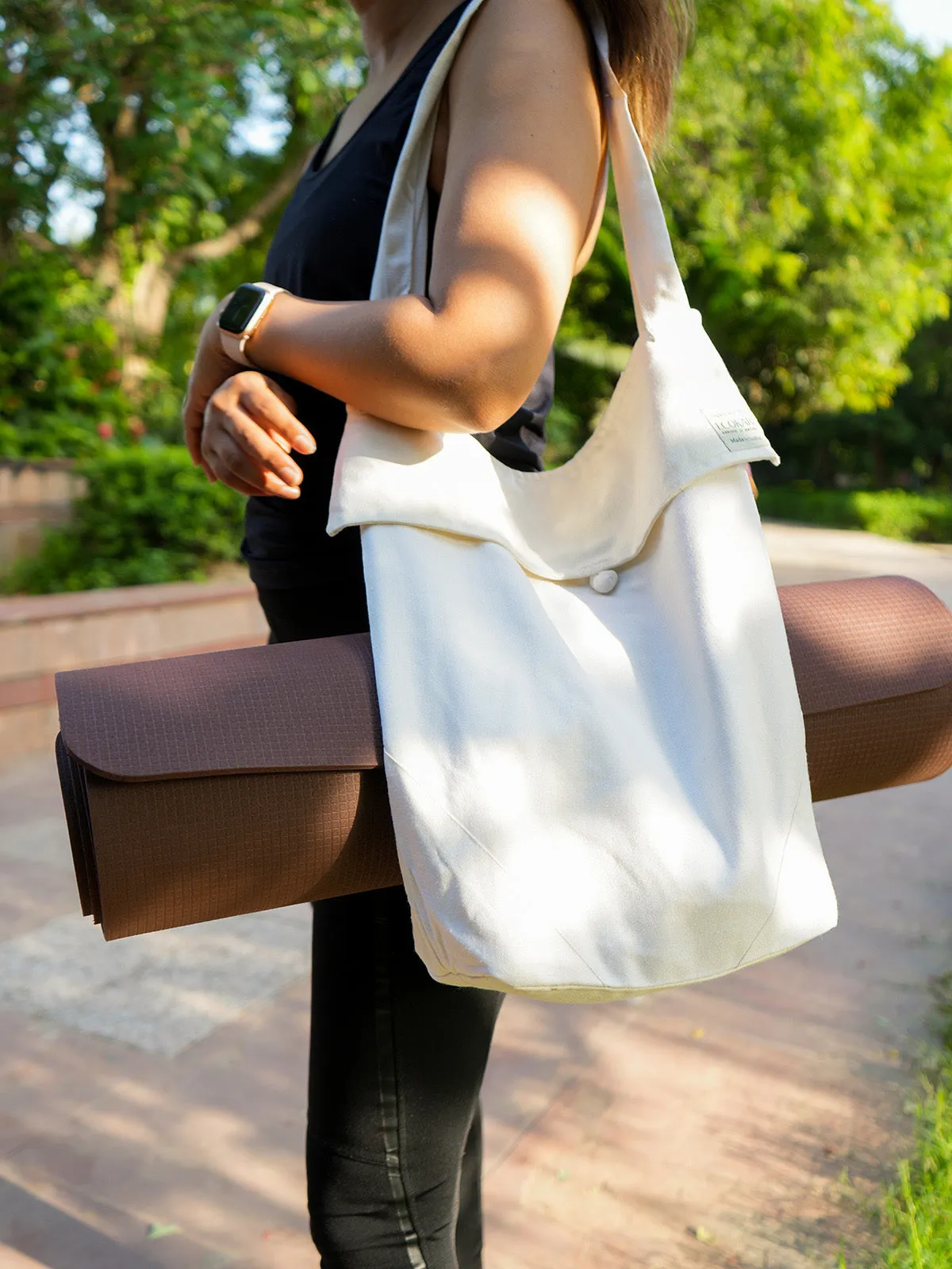 Hemp Yoga Bag Off White