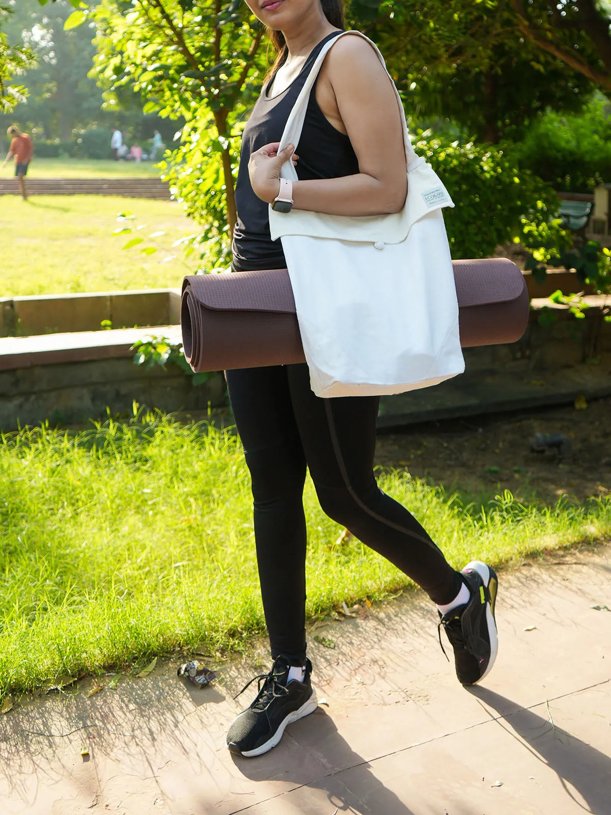 Hemp Yoga Bag Off White
