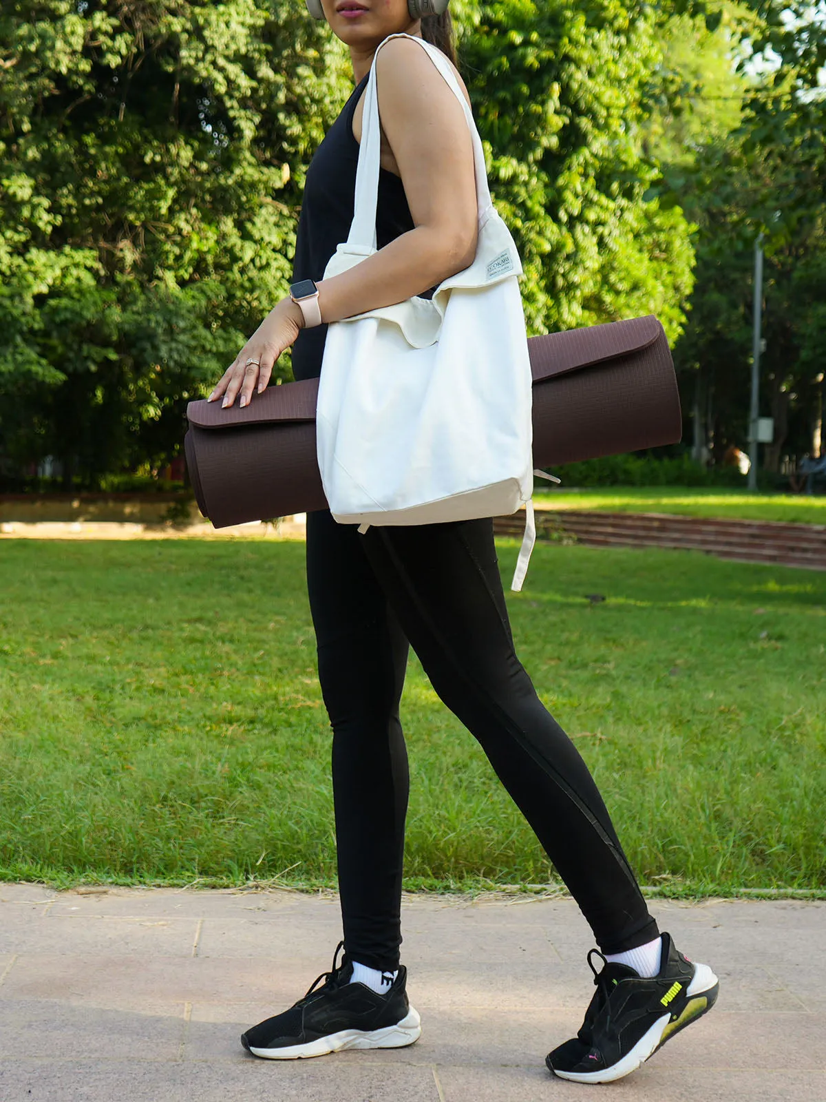 Hemp Yoga Bag Off White