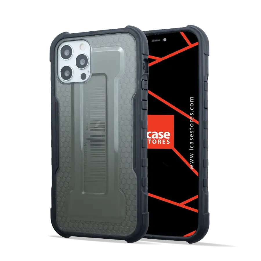 Hybrid Shockproof Case - Armor Rugged, Protective and Slim Tough Grip - Black
