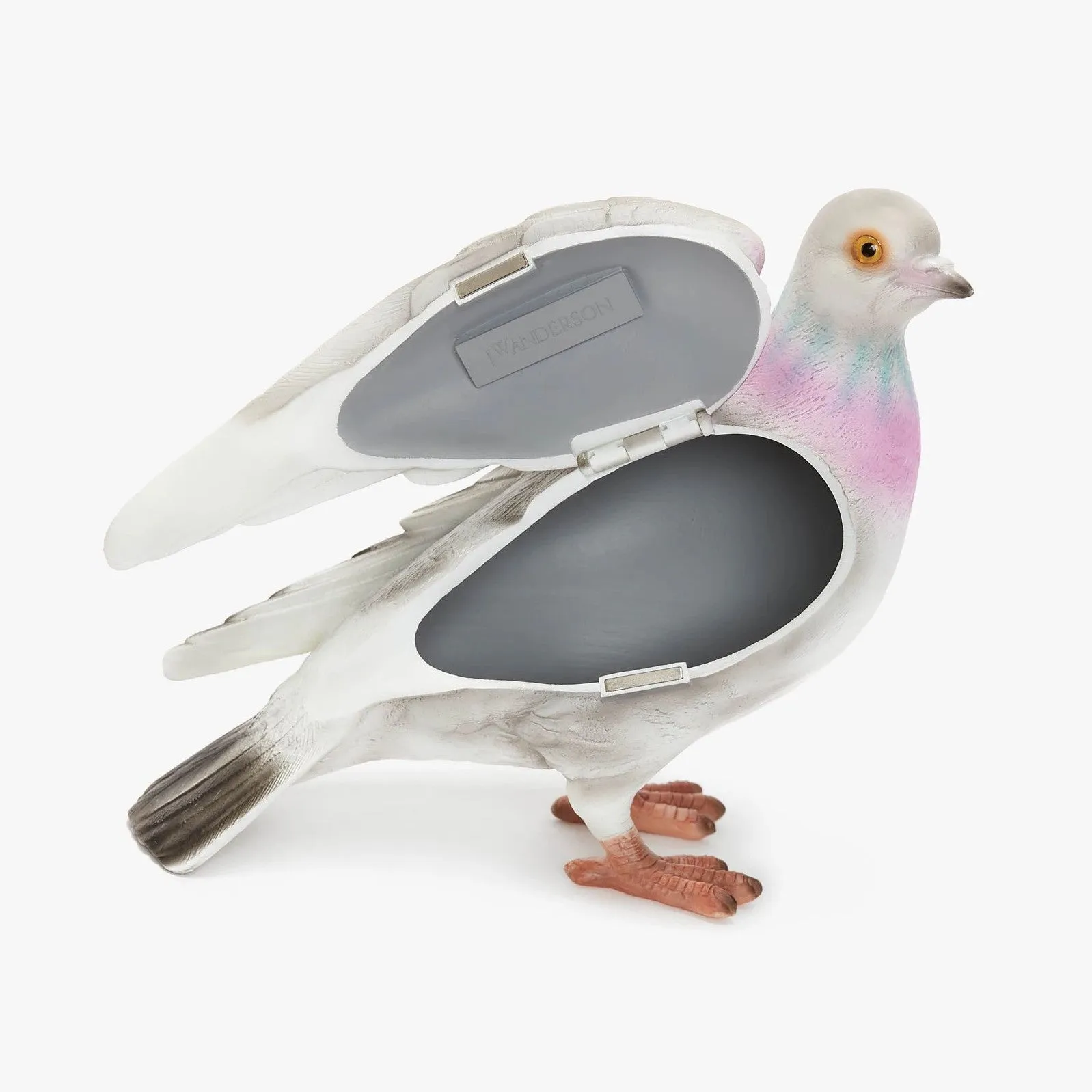 JW Anderson Pigeon clutch bag, gray