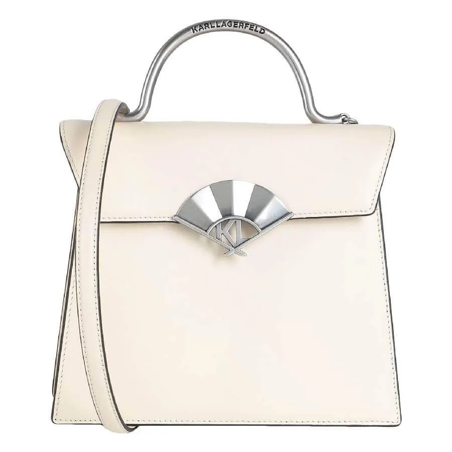 Karl Lagerfeld K/Archive Fan Bag, cream