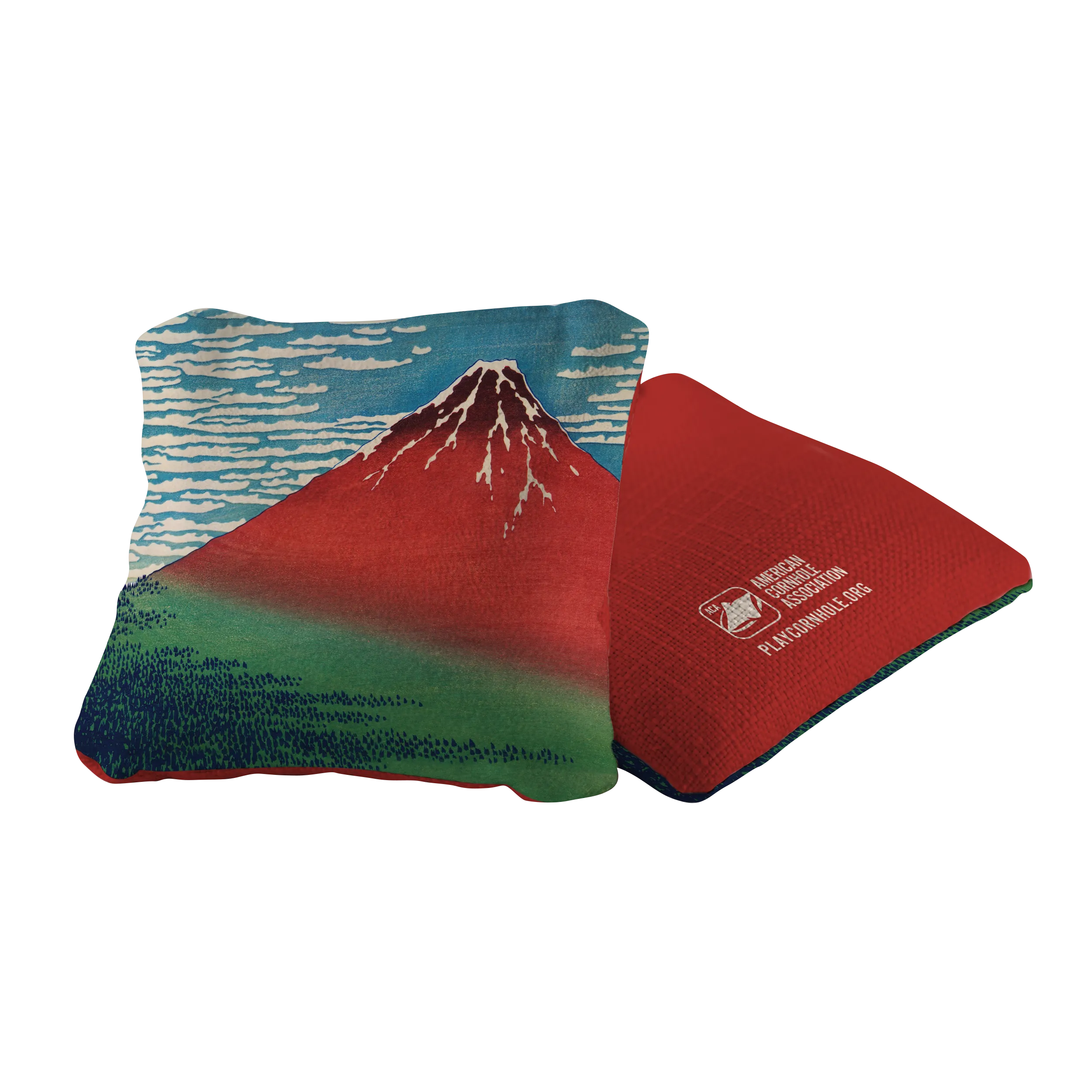 Katsushika Hokusai's Fine Wind, Clear Morning Synergy Pro Cornhole Bags