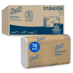 Kimberly Clark Scott, Folded Towels Collection, 9.2" x 9.4", White