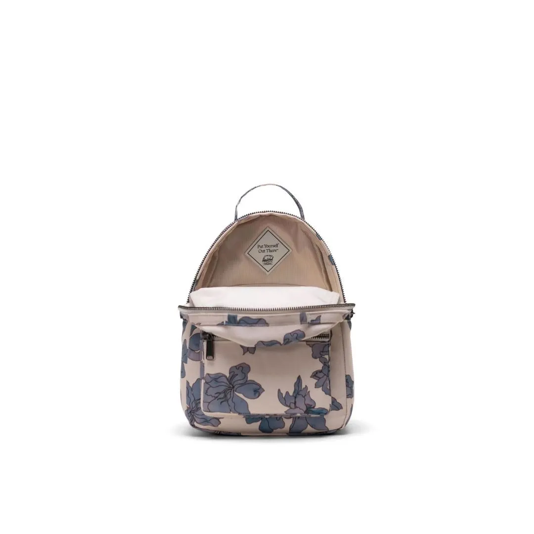 Nova Mini Backpack (Moonbeam Floral Waves)