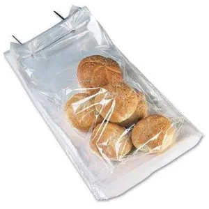 Polypropylene Co-Ext Bottom Gusset Bags On Wicket - 8" X 22"   3" BG4
