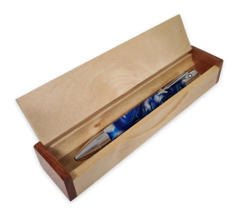 SIngle Pen Wooden Presentation Box (Square)