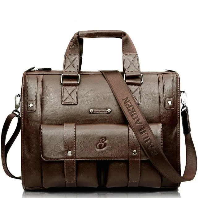 West Louis Original Leather Briefcase