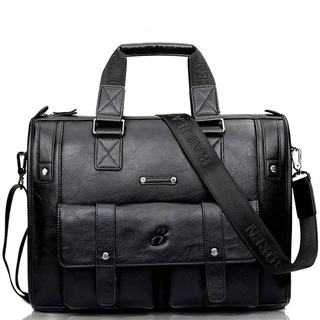 West Louis Original Leather Briefcase