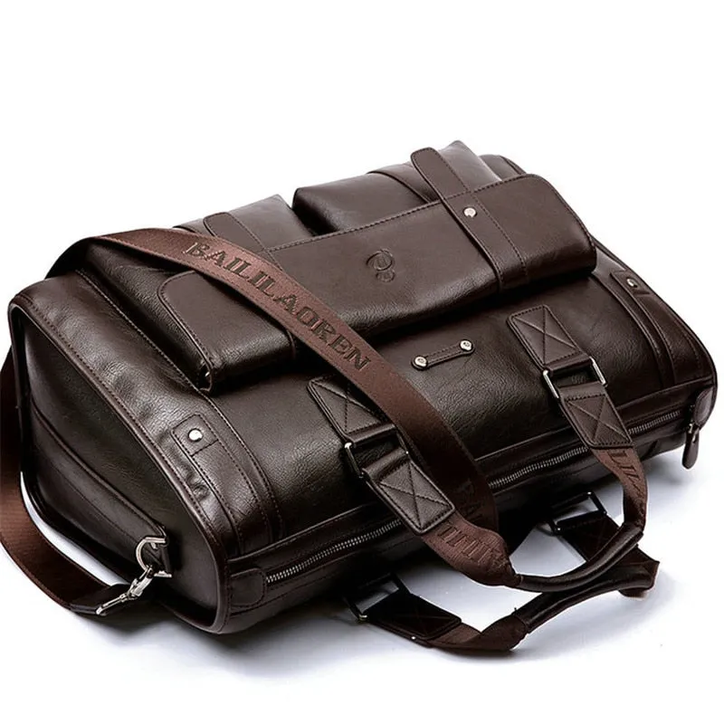 West Louis Original Leather Briefcase