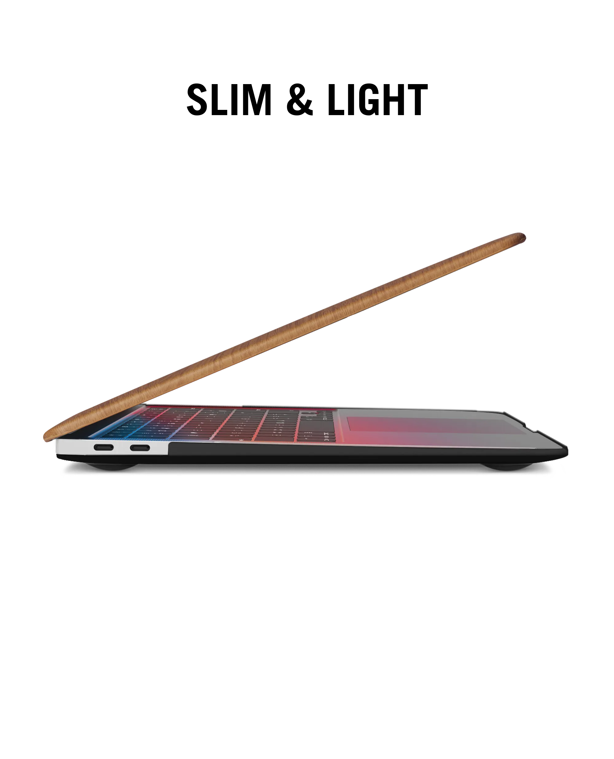 Wood Hardshell Case for Macbook Air 13 2022