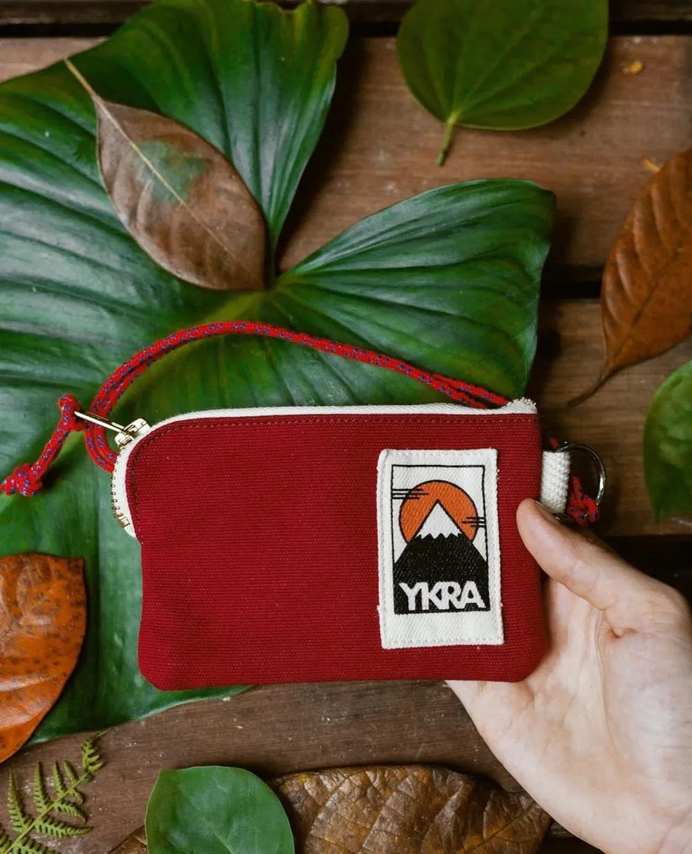 ykra mini wallet - bordeaux