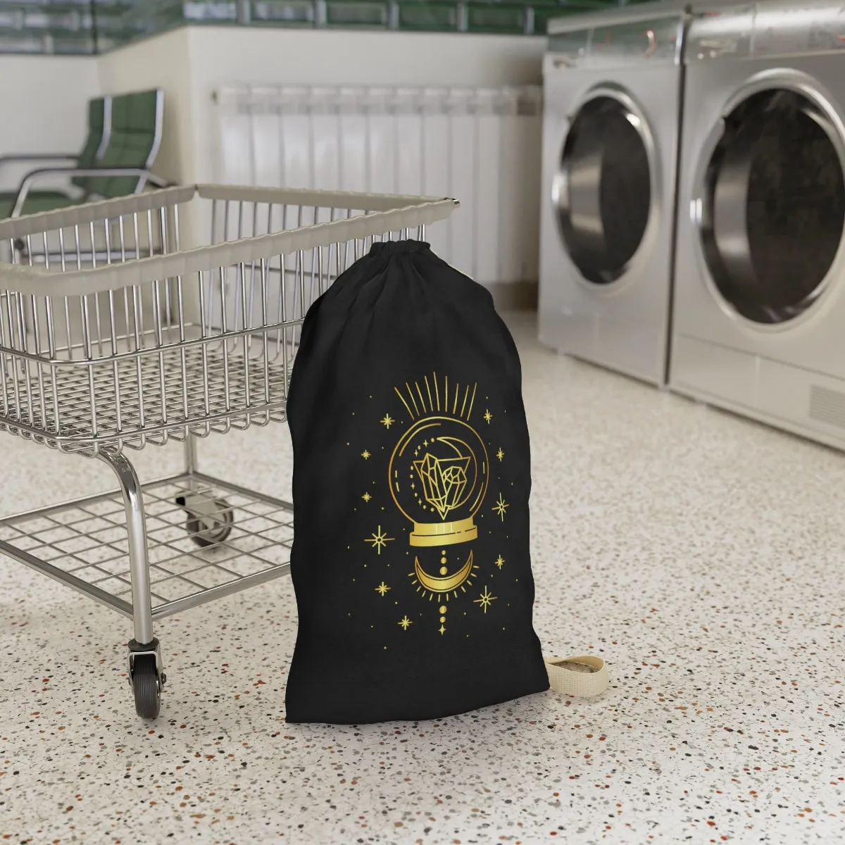 Yoga Spiritual Meditation Laundry Bag - Intuition 111 Angel Number